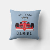 Kinder Schattigee raceauto Kussen (Achterkant)