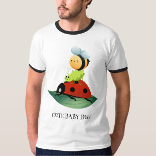 Kinder Schattigee Rode lieveheersbeestje Bijeninse T-shirt