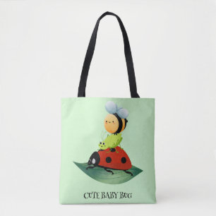 Kinder Schattigee Rode lieveheersbeestje Bijeninse Tote Bag