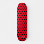 kinder Schattigee rode lieveheersbeestje Polka dot Persoonlijk Skateboard (Voorkant)