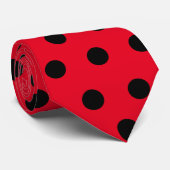 kinder Schattigee rode lieveheersbeestje Polka dot Stropdas (Opgerold)