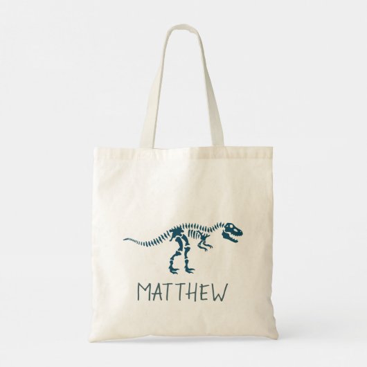 Kinder Schattigee T-Rex Dinosaur Fossil Boys Schoo Tote Bag (Achterkant)