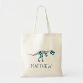 Kinder Schattigee T-Rex Dinosaur Fossil Boys Schoo Tote Bag (Voorkant)