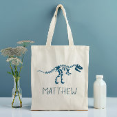 Kinder Schattigee T-Rex Dinosaur Fossil Boys Schoo Tote Bag