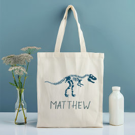Kinder Schattigee T-Rex Dinosaur Fossil Boys Schoo Tote Bag