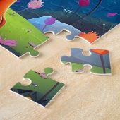 Kinder Schattigee vos puzzel Legpuzzel (Zijkant)