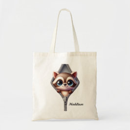 Kinder Schattigee wasbeer Canvas tas