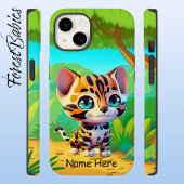 Kinder Schattigee Wildlife Tiger Oerwoud Safari Ca Case-Mate iPhone Case