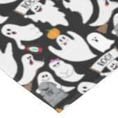 Kinder Schattigee witte geesten Halloween partij p Tafelkleed (Gekanteld)