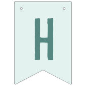 Kinder Schattigee Zeemeermin Zee Meisjes Verjaarda Vlaggetjes (Tweede vlag)