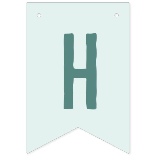 Kinder Schattigee Zeemeermin Zee Meisjes Verjaarda Vlaggetjes (Tweede vlag)