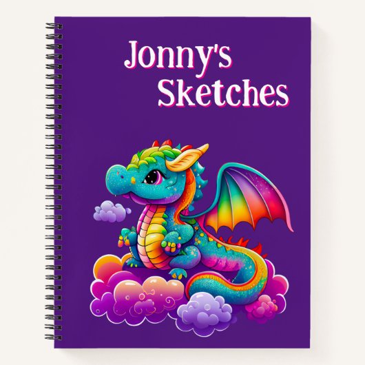 Kinder Schets personaliseren Notitieboek (Voorkant)