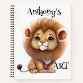 Kinder Schets personaliseren Notitieboek (Voorkant)