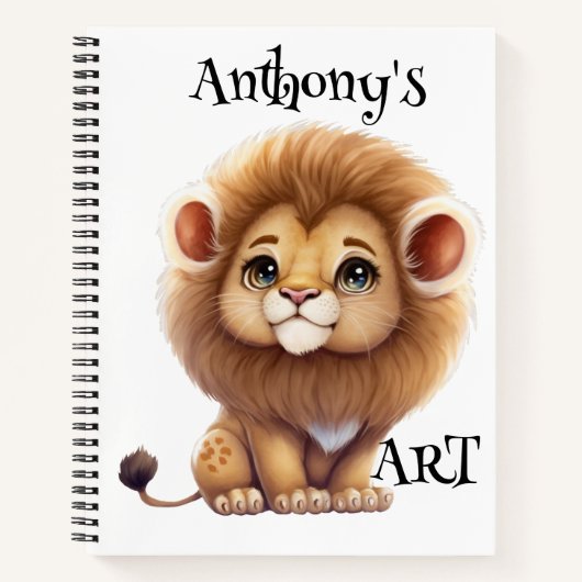 Kinder Schets personaliseren Notitieboek (Voorkant)