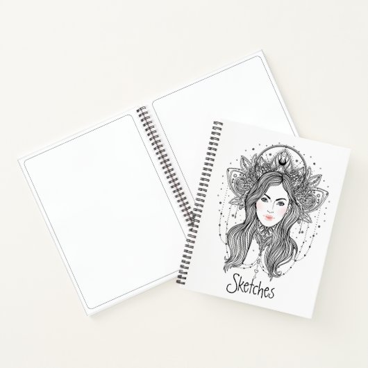 Kinder schetsen notitieboek (Binnen)