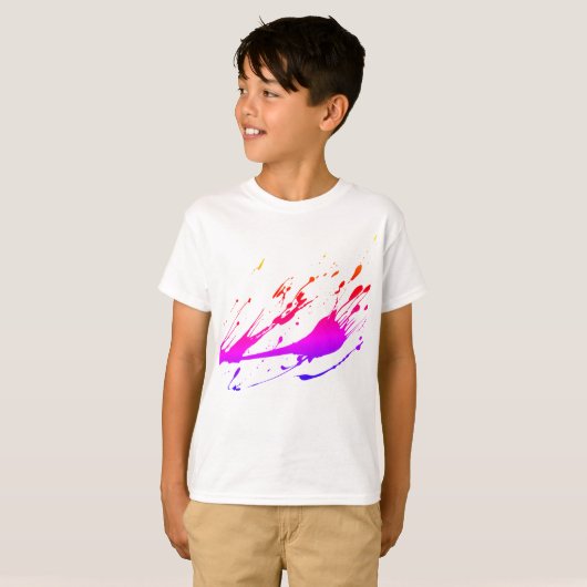 Kinder schildershirt t-shirt (Voorkant volledig)