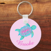 Kinder schildpad sleutelhanger (Voorkant)