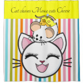 Kinder schoeisel met kraakbedekking douchegordijn (Voorkant)