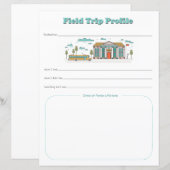 Kinder School Field Trip Profiel Download Afdrukke (Voorkant / Achterkant)