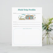 Kinder School Field Trip Profiel Download Afdrukke (Staand voorkant)