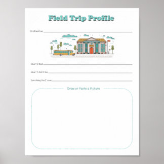 Kinder School Field Trip Profiel Downloaden Printa Poster