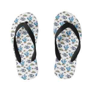 Kinder school van de vissen kinder teenslippers