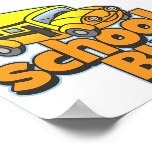 Kinder schoolbus poster (Hoek)