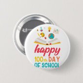 Kinder schooldagen voor studenten ronde button 5,7 cm (Voorkant /achterkant)