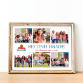 Kinder schooljaar — Keepasjesfoto-inkuildruk Poster
