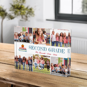 Kinder schooljaar Keepsake Collage Fotoblokken
