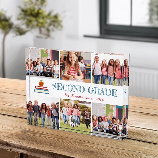 Kinder schooljaar Keepsake Collage Fotoblokken