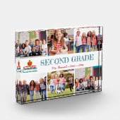 Kinder schooljaar Keepsake Collage Fotoblokken (Links)