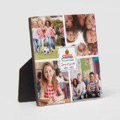 Kinder schooljaar Keepslag 4 Foto Collage Fotoplaat (Voorkant)