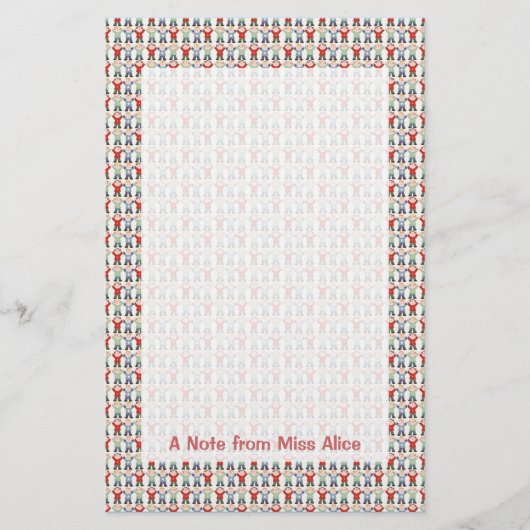 Kinder schrijfbenodigdheden briefpapier (Voorkant)