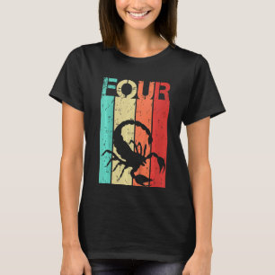 Kinder Scorpion 4 Birthday Boy Girl Scorpion 4 jaa T-shirt