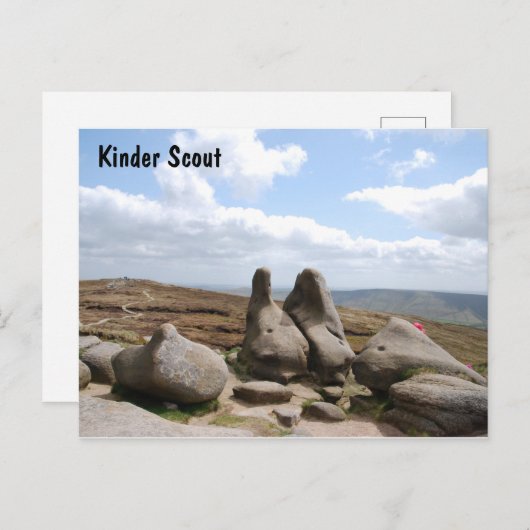 Kinder Scout Briefkaart (Voorkant / Achterkant)