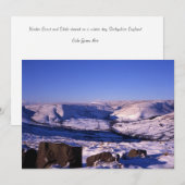 Kinder Scout Edale Holiday-kaart Feestdagenkaart (Voorkant / Achterkant)
