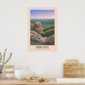 Kinder Scout Peak District Reisposter Poster (Keuken)