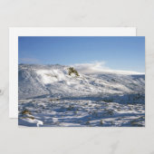 Kinder Scout Winter Holiday Card Feestdagenkaart (Voorkant / Achterkant)