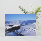 Kinder Scout Winter Holiday Card Feestdagenkaart (Staand voorkant)