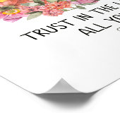 Kinder Scriptkunst, Waterverf lion, spreekwoorden  Poster (Hoek)