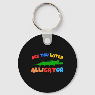 Kinder See You Later Alligator Kinder krokodil Gat Sleutelhanger