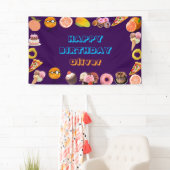 Kinder Sesamstraat Foodie Truck Verjaardag Spandoek (Insitu)