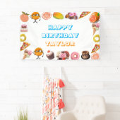 Kinder Sesamstraat Foodie Truck Verjaardag Spandoek (Insitu)