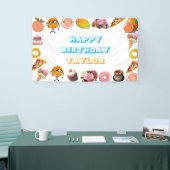 Kinder Sesamstraat Foodie Truck Verjaardag Spandoek (Beurs)