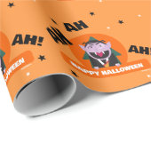Kinder Sesamstraat Halloween Cadeaupapier (Rol Hoek)