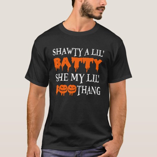 Kinder Shawty Een Lil Batty Ze Mijn Lil Boothang M T-shirt (Voorkant)