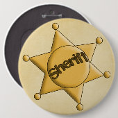 Kinder Sheriff Badge Button (Voorkant /achterkant)