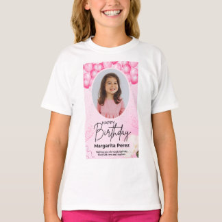 Kinder shirt, Meisjes verjaardag shirt