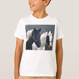 Kinder shirt met dubbel paard
